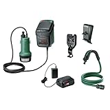 Bosch GardenPump 18V-2000 Tauchpumpe mit 18 V Akku...