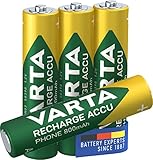 VARTA Batterien AAA, wiederaufladbar, 4 Stück,...